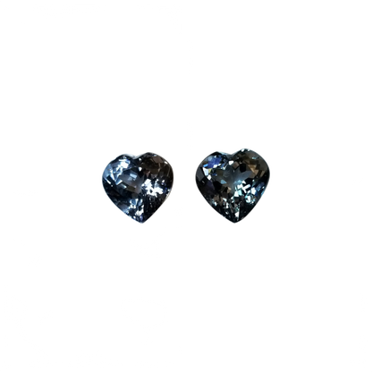 Heart Shape Grey Spinel