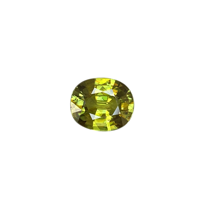 4.2ct Oval Medium Green Sphene