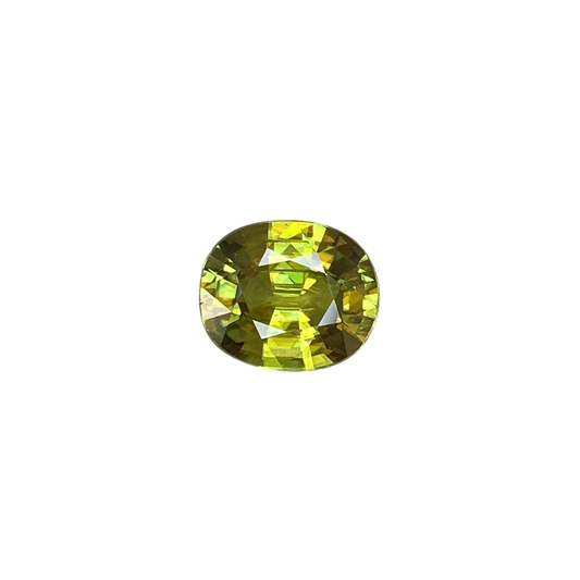 4.2ct Oval Medium Green Sphene