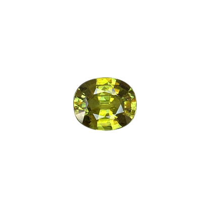 4.2ct Oval Medium Green Sphene