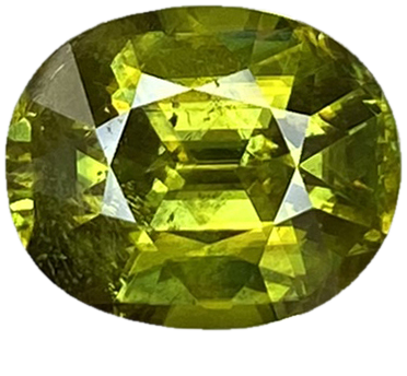 4.61ct Oval Medium Green Sphene