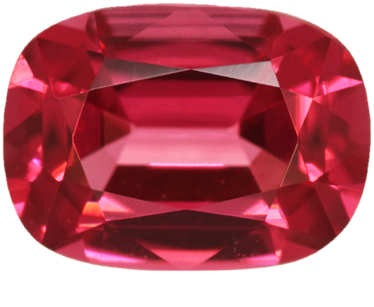 1.29ct Cushion Red-Orange Spinel