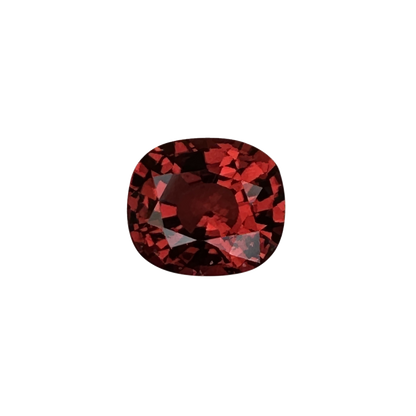 1.3ct Cushion Red-Orange Spinel