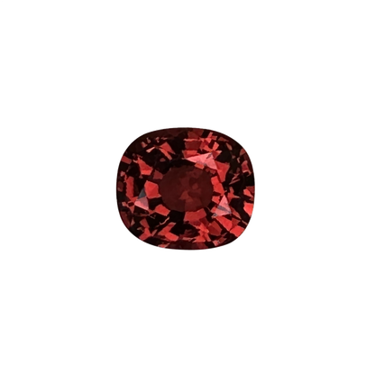 1.3ct Cushion Red-Orange Spinel