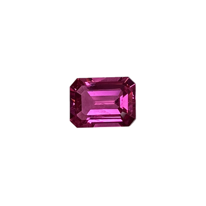 1.57ct Emerald Cut Hot Pink Spinel