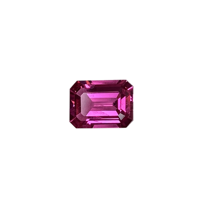 1.57ct Emerald Cut Hot Pink Spinel