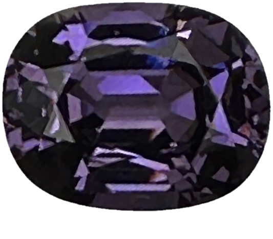 6.79ct Cushion Purple Spinel