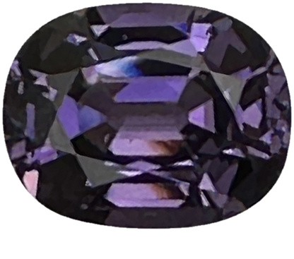 6.79ct Cushion Purple Spinel