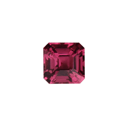6.1mm Asscher Cut Hot Pink Spinel