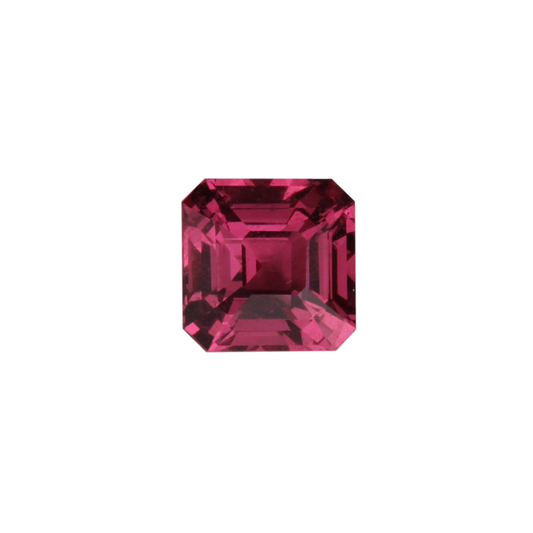 6.1mm Asscher Cut Hot Pink Spinel