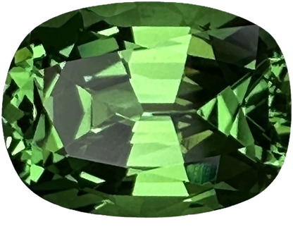 3.11ct Cushion Bright Green Tsavorite