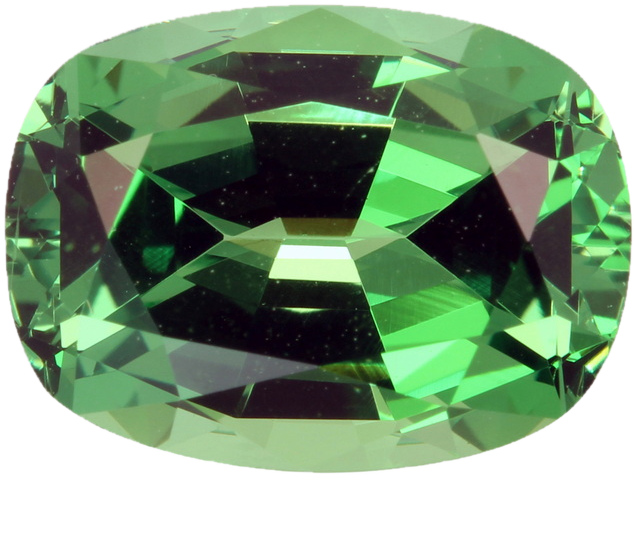 3.11ct Cushion Bright Green Tsavorite
