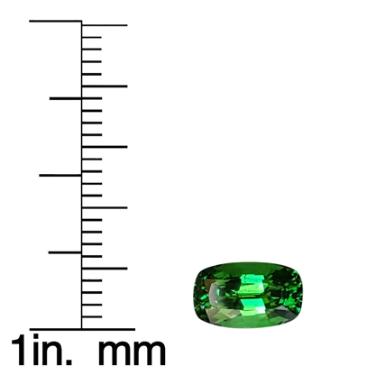 2.02ct Cushion Bright Green Tsavorite