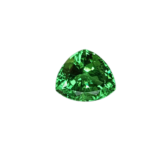 2.42ct Trillion Bright Green Tsavorite