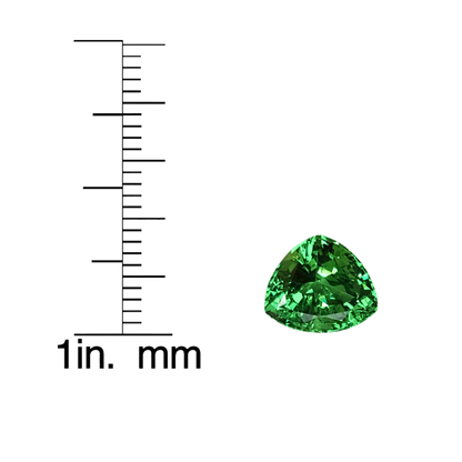 2.42ct Trillion Bright Green Tsavorite