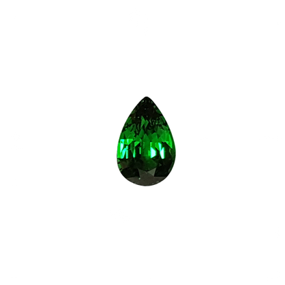 0.9ct Pear Shape Deep Minty Green Tsavorite