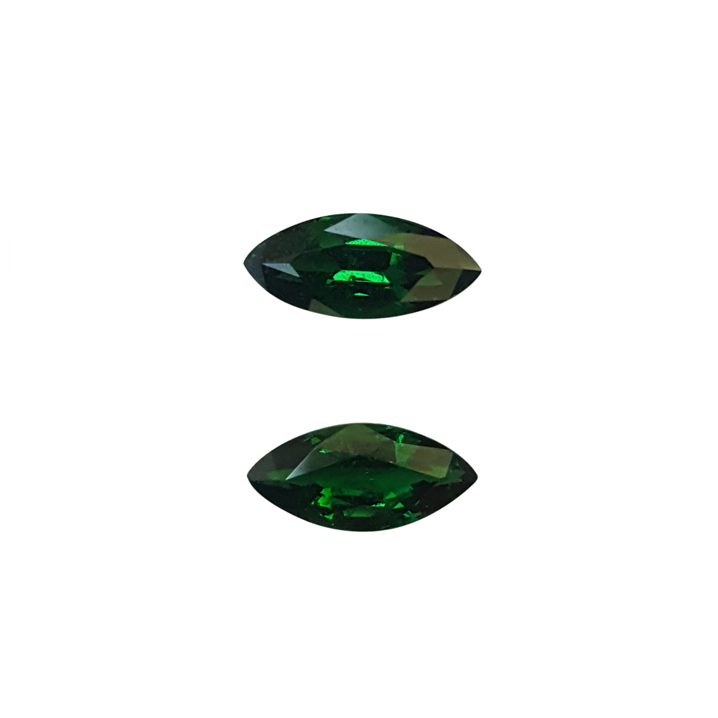 9x4.3mm Marquise Deep Saturated Green Tsavorite Pair
