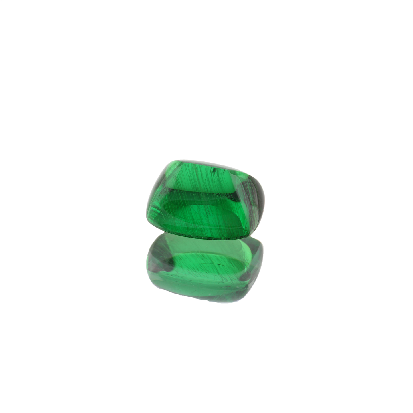 3.09ct Cushion Cab Deep Minty Green Tsavorite