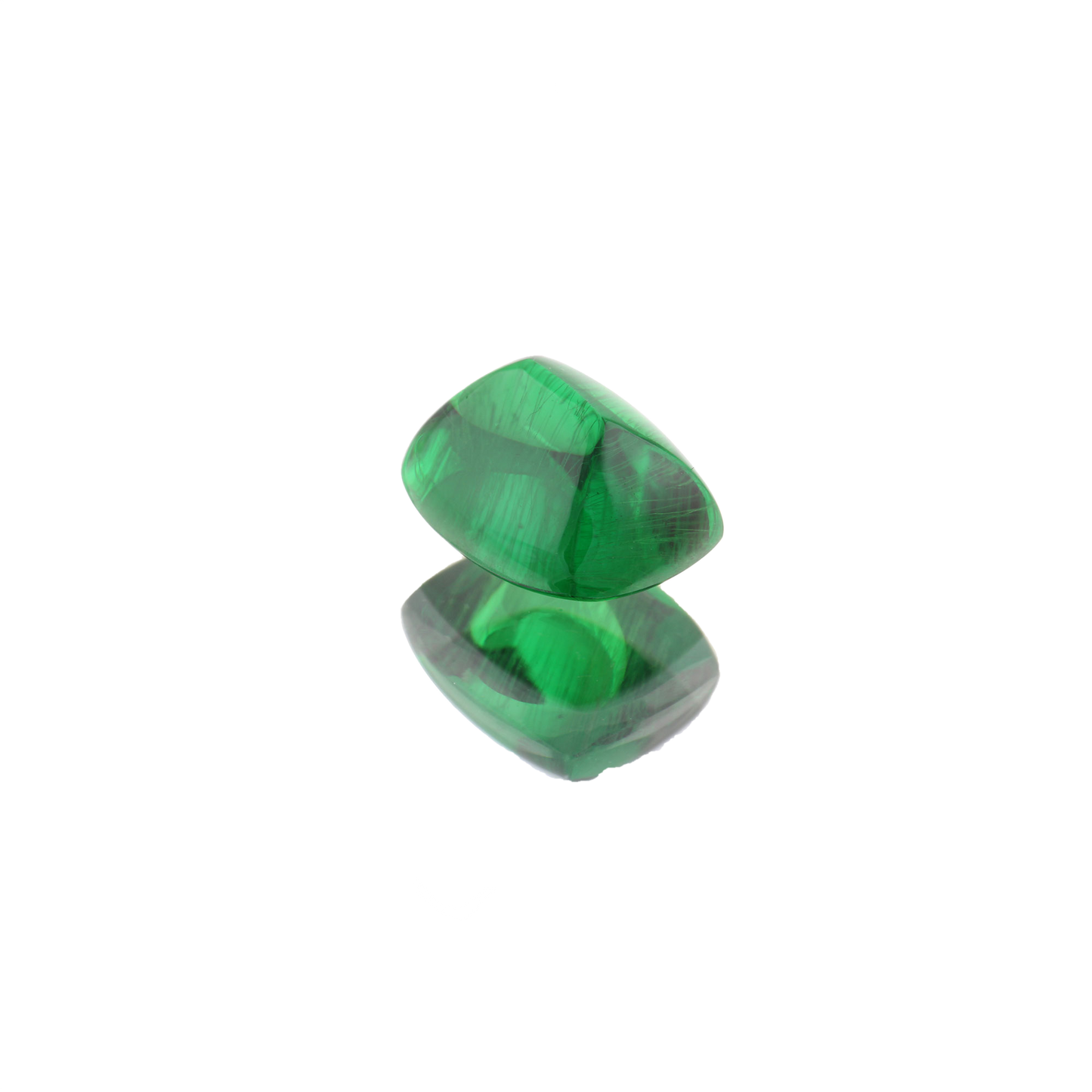 3.09ct Cushion Cab Deep Minty Green Tsavorite