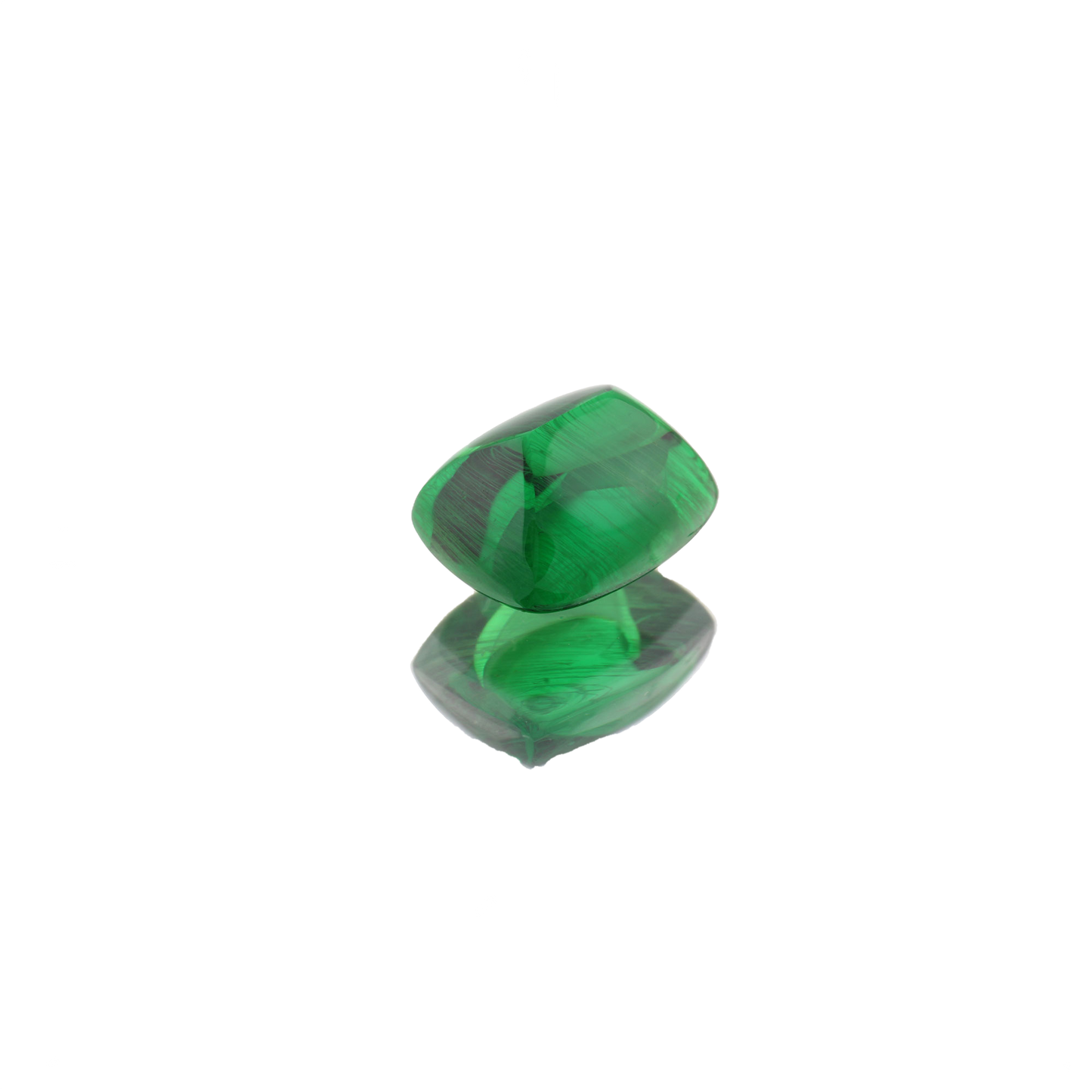 3.09ct Cushion Cab Deep Minty Green Tsavorite