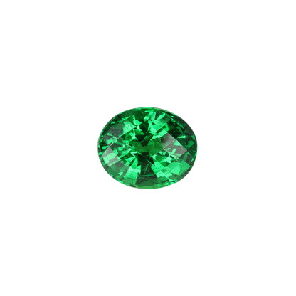 5.81ct Oval Deep Minty Green Tsavorite