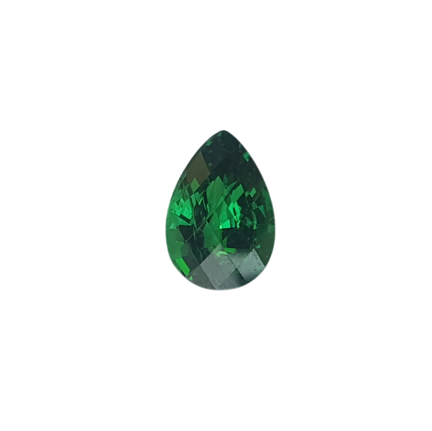 3.94ct Pear Shape Fine Intense Green Tsavorite