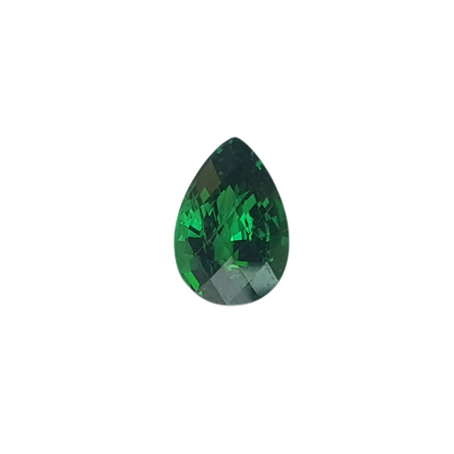3.94ct Pear Shape Fine Intense Green Tsavorite