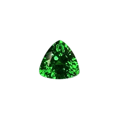 5.8mm Trillion Fine Intense Green Tsavorite
