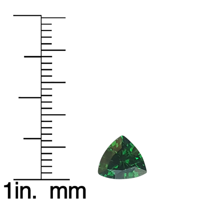 2.67ct Trillion Fine Intense Green Tsavorite