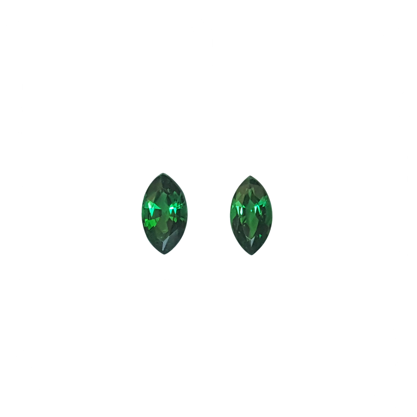 8x4.5mm Marquise Fine Intense Green Tsavorite Pair