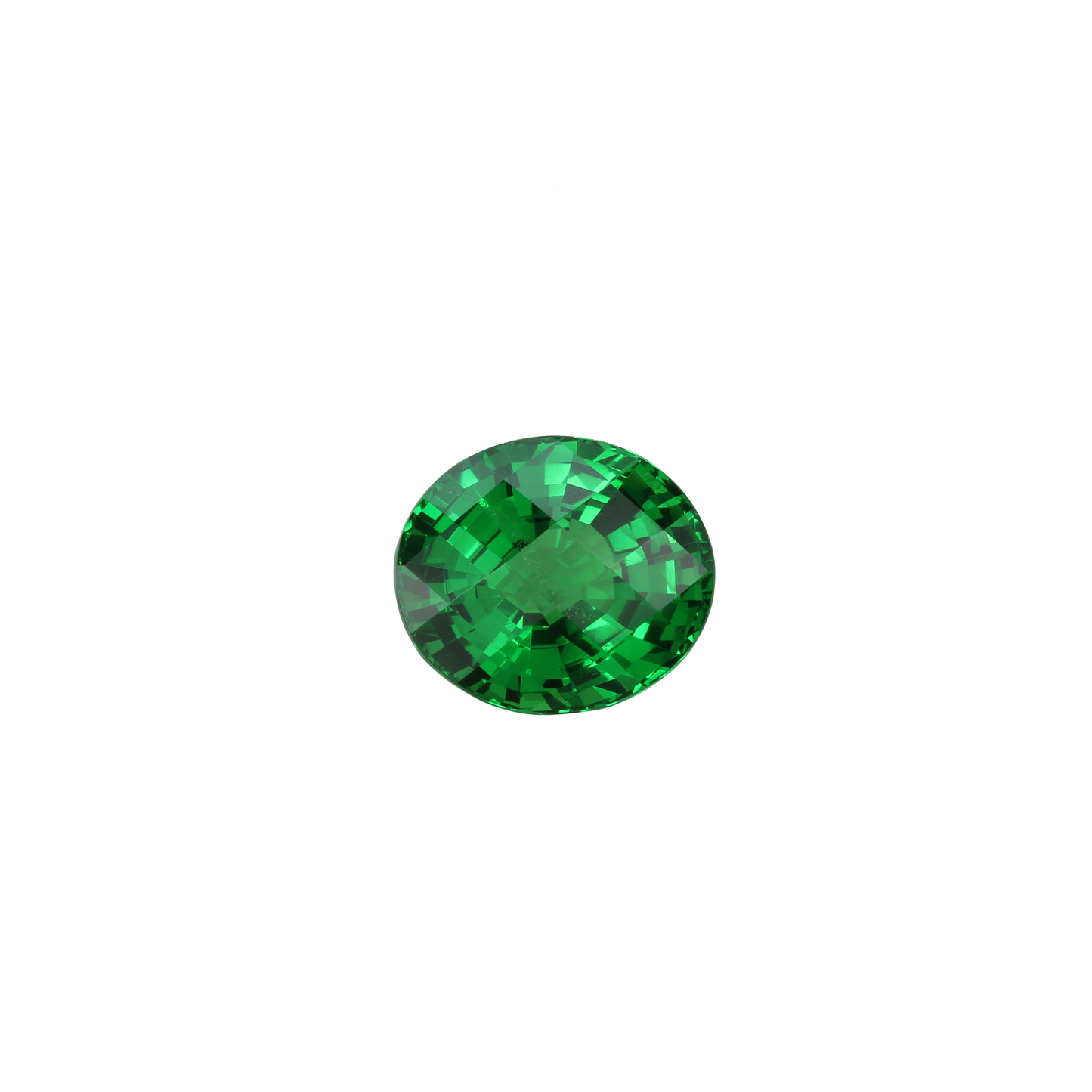 3.62ct Oval Fine Intense Green Tsavorite