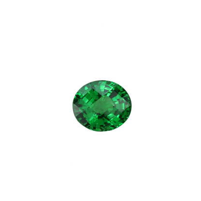 3.62ct Oval Fine Intense Green Tsavorite