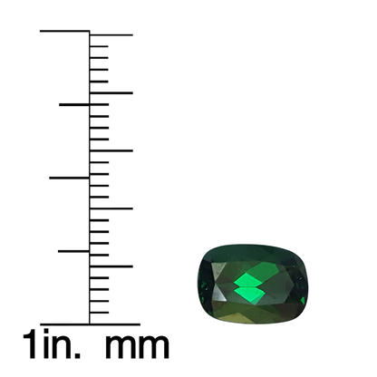 2.78ct Cushion Fine Saturated Green Tsavorite