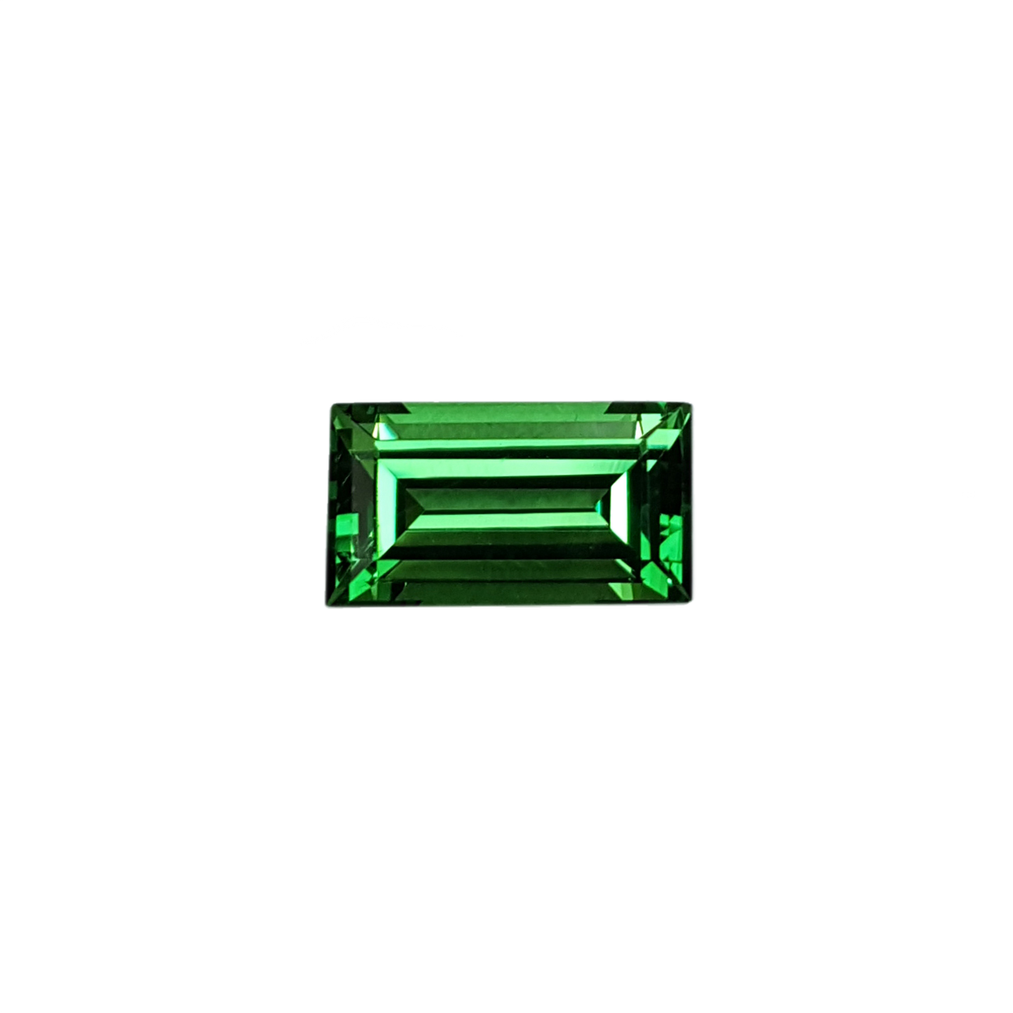 2.13ct Baguette Bright Green Tsavorite