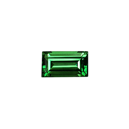 2.13ct Baguette Bright Green Tsavorite