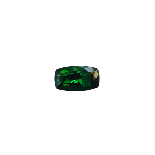 2.63ct Cushion Deep Saturated Green Tsavorite