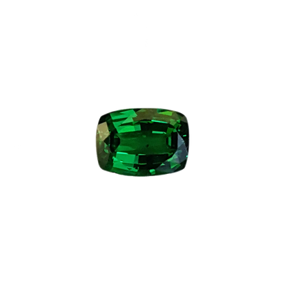 2.14ct Cushion Fine Intense Green Tsavorite