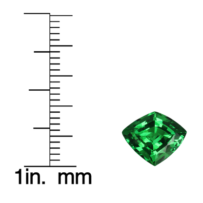 2.81ct Fancy Cut Fine Intense Green Tsavorite