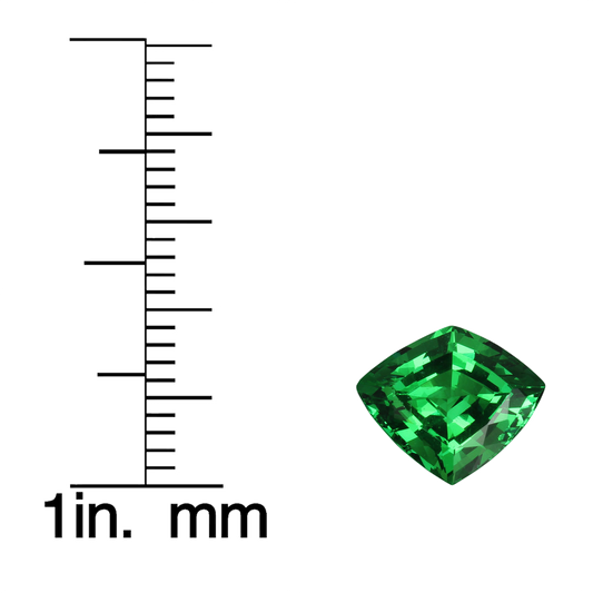 2.81ct Fancy Cut Fine Intense Green Tsavorite