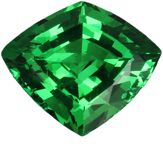 2.81ct Fancy Cut Fine Intense Green Tsavorite