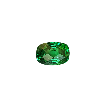 2.61ct Cushion Bright Green Tsavorite
