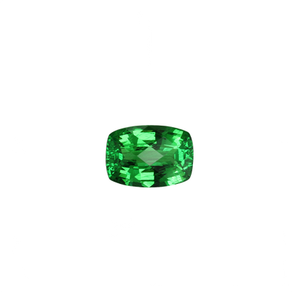2.22ct Cushion Bright Green Tsavorite