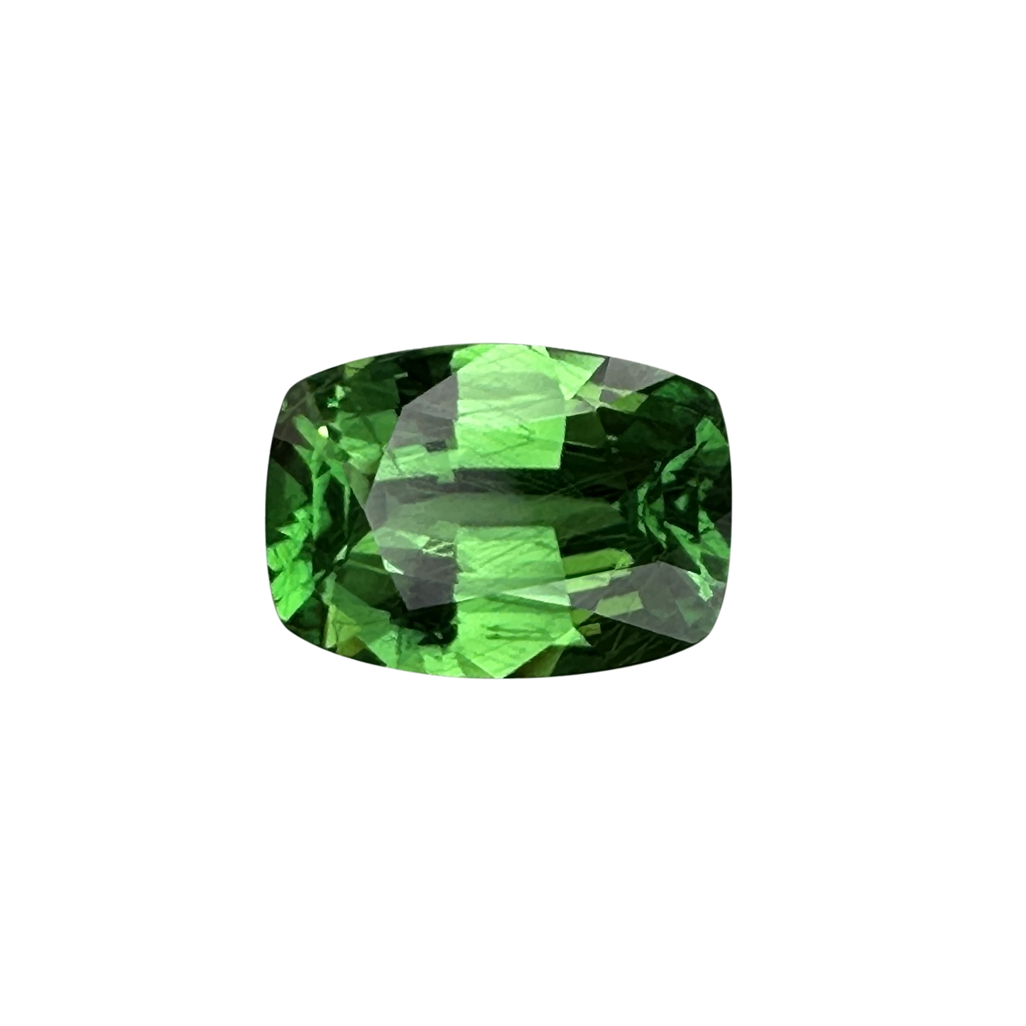 2.22ct Cushion Bright Green Tsavorite