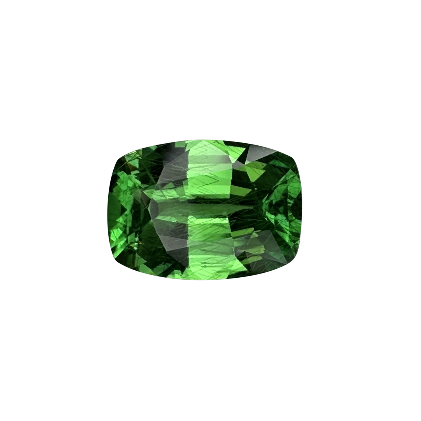 2.22ct Cushion Bright Green Tsavorite