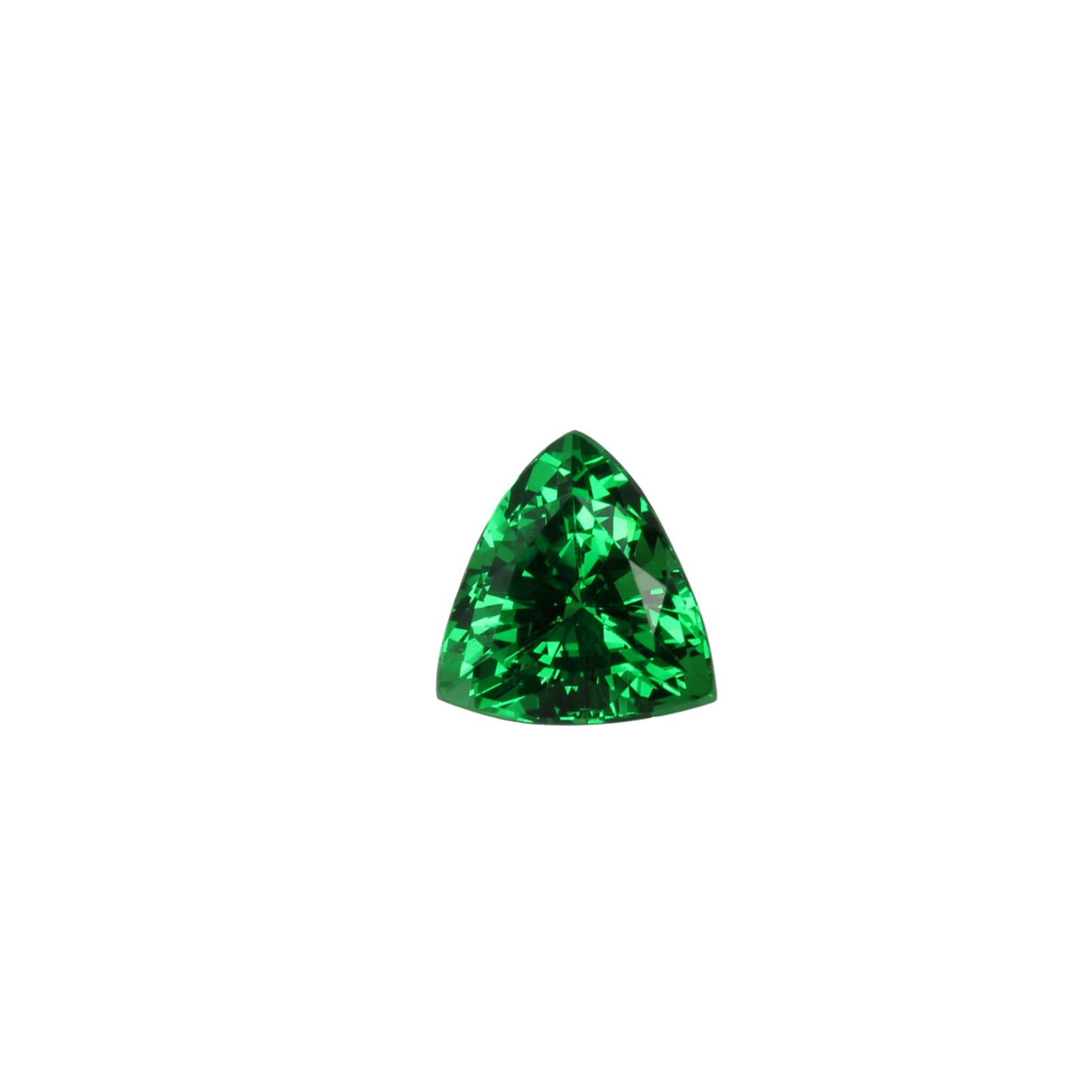 1.91ct Trillion Gem Quality - Fine Intense Green Tsavorite