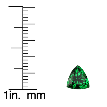 1.91ct Trillion Gem Quality - Fine Intense Green Tsavorite