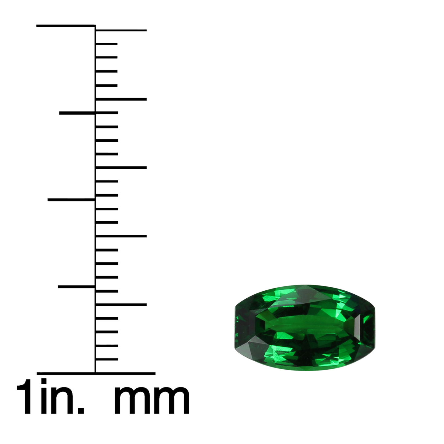 1.92ct Briolette Fine Saturated Green Tsavorite
