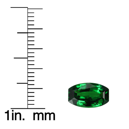 1.92ct Briolette Fine Saturated Green Tsavorite