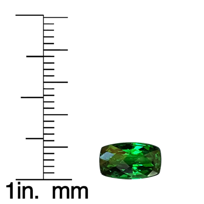 1.86ct Cushion Fine Intense Green Tsavorite