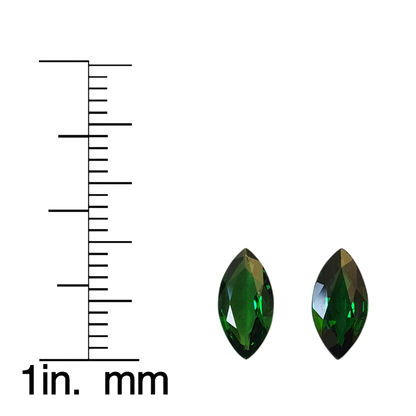 1.69ct Marquise Deep Saturated Green Tsavorite